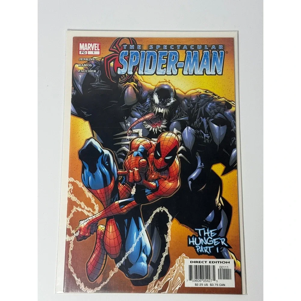 Marvel The Spectacular Spider-Man 1 The Hunger Part 1 Venom Humberto Ramos 2003